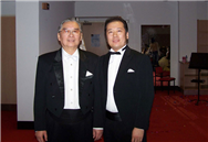 Karl with Conductor Li Hua De
